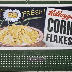 Vintage Cardstock HO Scale Billboard Advertising - Corn Flakes