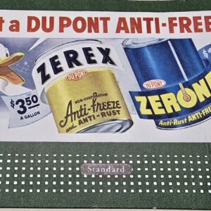 Vintage Cardstock HO Scale Billboard Advertising - DuPont Anti-Freeze