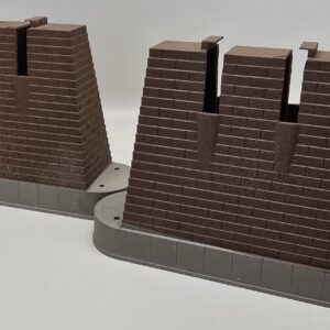 Unknown Bridge Pier Set B - HO Scale
