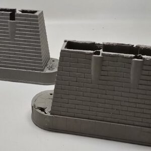 Unknown Bridge Pier Set D - HO Scale