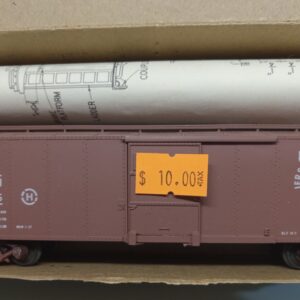 Train Miniature 40' Steel Boxcar - CNJ 21615